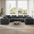 Novilla 141" Modular Sectional Sofa, Modern Cloud Sectional Couch by Novilla