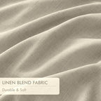 MIULEE Burlywood Birch Pinch Pleated 100% Blackout Curtains 40x90 Inches | Room - Image 6