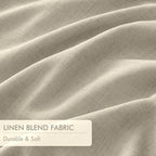 MIULEE Burlywood Birch Pinch Pleated 100% Blackout Curtains 40x102 Inches | - Image 6
