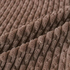 Set of 4 Light Brown Decorative Throw Pillow Covers 18x18 Inch Corduroy Pillow - Image 4