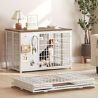 YATINEY Foldable Dog Crate Furniture, Dog Crate by Yatiney