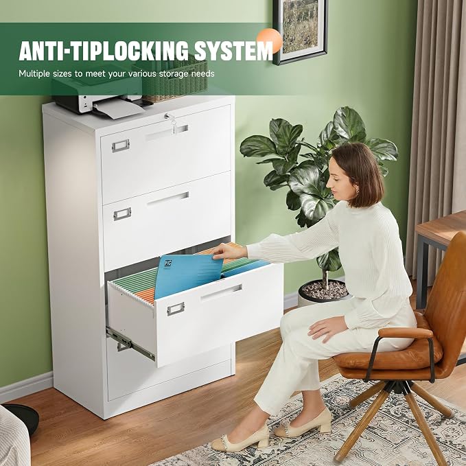 Letaya 4 Drawer File Cabinets - Image 4