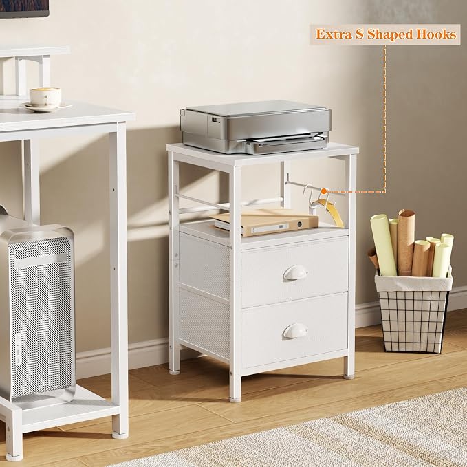 Furologee Nightstand Bedside Table - Image 7