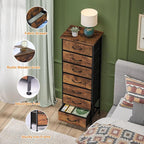 Fixwal Tall Dresser for Bedroom, Storage Dresser Organizer - Image 4