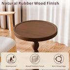 Small Side Table, Rubberwood‌ Drink Table - Image 4