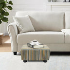 CAROLMADE Small Foot Stool Ottoman Footstool - Image 2