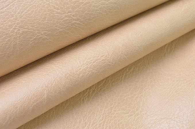 Wento Thick Faux Leather Fabric Soft Skin Grain PU Leather - Image 3