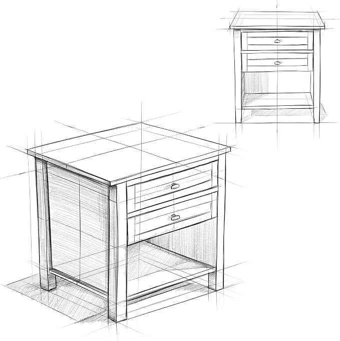 SIMPLIHOME Warm Shaker Solid Wood 24 inch Wide Transitional-Style Bedside - Image 10
