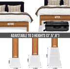 Utopia Bedding Bed Riser, 3 & 5 Inches Adjustable Furniture Risers - Image 4