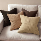 MIULEE Boho Decorative Throw Pillow Covers 18x18 Set of 4 Farmhouse Neutral - Image 3