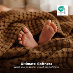 Bedsure Cooling Cotton Waffle Full Size Blanket - Image 4