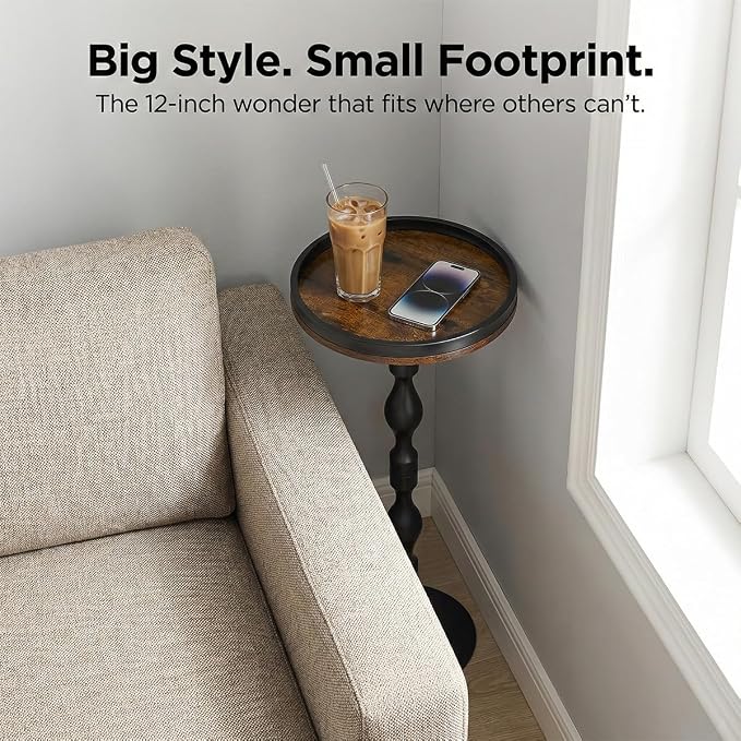 Small Round Side Table, Drink Table - Image 4