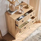Joaxswe Farmhouse 4 Drawer Dresser - Image 4