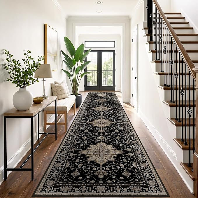 RELEANY Washable Area Rug, Runner 3'x20', Water Repellent, Pet Friendly - Image 2