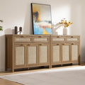 SICOTAS Rattan Sideboard Buffet Cabinet by SICOTAS
