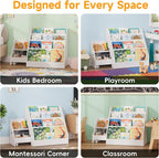 2-in-1 Montessori Kids Bookshelf - Image 7