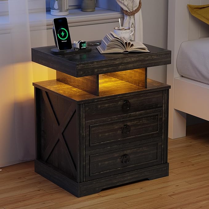 WOOVIVS Side Table Set of 2 - Image 9