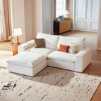 Cloud Couch Sectional 81.1'' Oversized Modular Deep Seat Sofa L Shaped Comfy by VORTHIOHOME