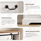 IRONCK 5 Drawers Dressers for Bedroom, Farmhouse Dresser Chest of Drawer - Image 6