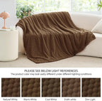 BEDELITE Brown Large Throw Blanket - Image 7
