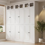 TUSY 85.5" Modern Tall Bookcase - Image 6