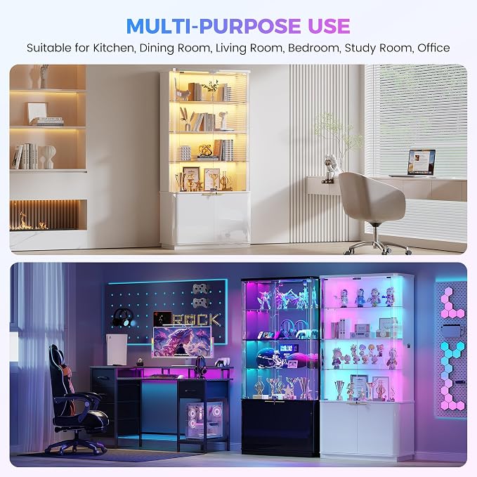71" Tall RGB Display Cabinet - Image 9