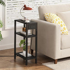 TUTOTAK Narrow Side Table with Charging Station, Small End Table with USB Ports - Image 9