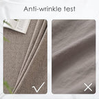 BALCONY & FALCON Rectangle Tablecloth Washable Wrinkle Resistant and Water - Image 4