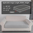 OHSIO Couch Cushion Covers for Sectional Sofa, Stretch Soft Sofa Slipcovers - Image 2