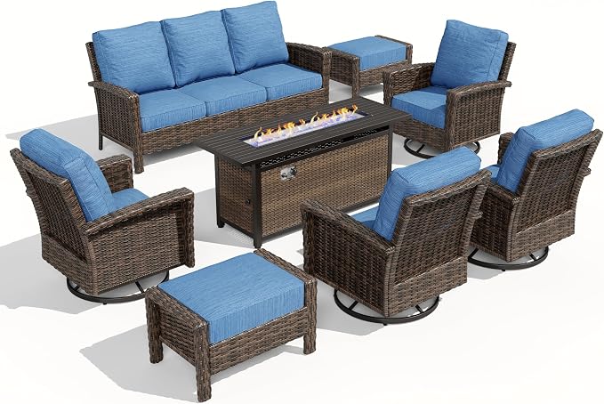 HERA'S HOUSE 8-Piece Outdoor Furniture Set - Image 9