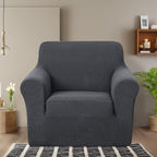 U-NICE HOME Stretch Recliner Chair Cover Armchair Slipcover, Dark Grey | - Image 2