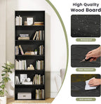 GRUSIGN 71" Tall 6-Tier Bookshelf, Large Open Display Bookcase - Image 5