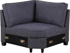 Ball & Cast 116" L-Shaped Sectional Couch - Image 6