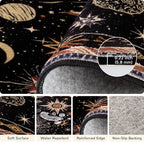 Vacuum-Friendly, Round 6ft Washable Area Rug - Image 3