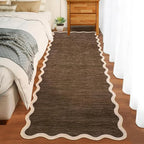 GarveeHome Scalloped Washable Runner Rugs 2x6 Modern Non Slip Kitchen Rugs | by GarveeHome