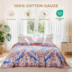 LUTBM Boho Throw Blanket for Couch Sofa Chair Cotton Summer Blankets for - Image 3