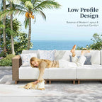 SUNSHINE VALLEY 4 Pieces Patio Furniture Set - Image 5