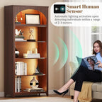 Dystler 5-Tier Arched Bookshelf - Image 5