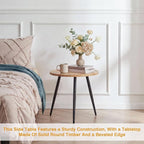 VECELO Modern Side Table, Round Small End Table, Exclusively Designed - Image 4