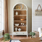 RowyPoey Farmhouse Arched Cabinet - Image 3