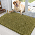 OLANLY Dog Door Mat for Muddy Paws 36x24, Super Absorbent Chenille Mud Mat | by OLANLY