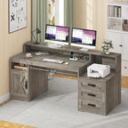 TVU Farmhouse Computer Desk - Image 8