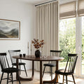 Oatmeal Beige Extra Wide Blackout 60 x 96 Inch Pinch Pleat Curtains 1 Panel | by Twodrapes