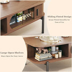 Coffee Table, 39.4" Mid Century Modern Coffee Tables - Image 6