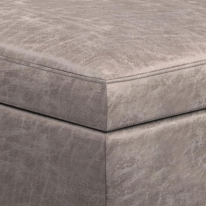SIMPLIHOME Owen Rectangular Storage Ottoman - Image 8