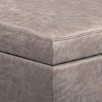 SIMPLIHOME Owen Rectangular Storage Ottoman - Image 8