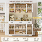 HOSTACK 71" Large Pantry Cabinet - Image 4