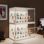 Clear Display Case for Collectibles, 3-Tier Adjustable Figure Display Case - Image 6