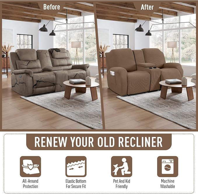 TAOCOCO Loveseat Recliner Cover - Image 4