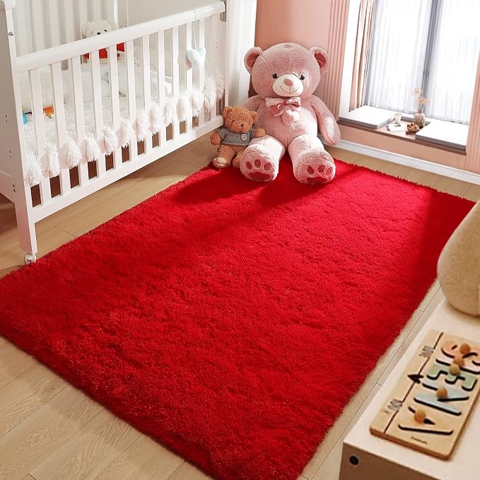 LOCHAS Area Rugs Fluffy Living Room Carpets - Image 3